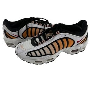 Nike Sneakers Tailwind 4 IV Max Air Crosstrainers White & Orange Womens Size 8